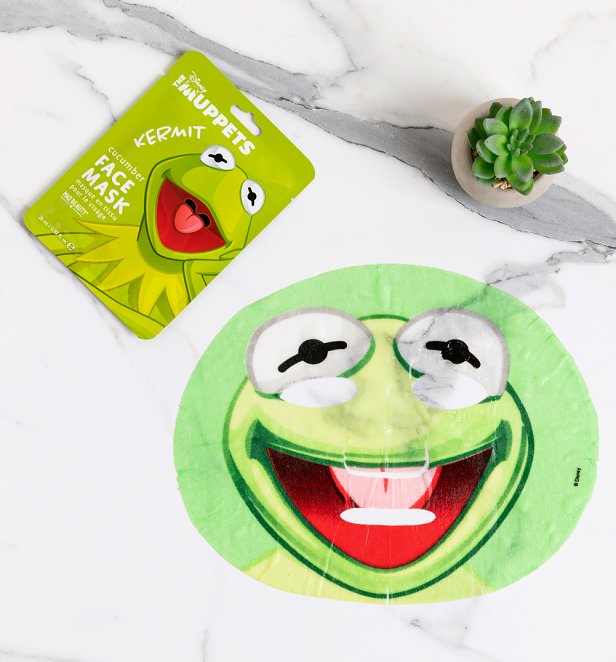 The Muppets Kermit Sheet Face Mask from Mad Beauty The Muppets Kermit Sheet Face Mask from Mad Beauty