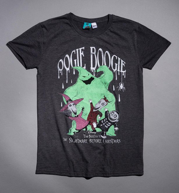 Disney The Nightmare Before Christmas Oogie Boogie Charcoal T-Shirt