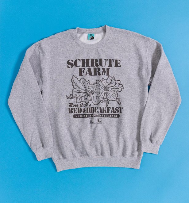 The Office Schrute Farm Grey Sweater