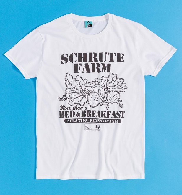 The Office Schrute Farm White T-Shirt
