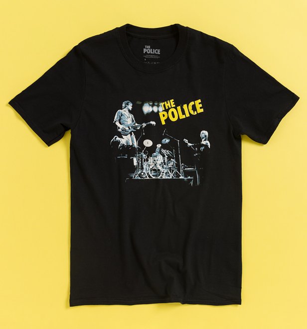 The Police Live Black T-Shirt