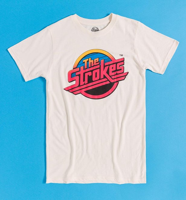 The Strokes Logo Natural T-Shirt