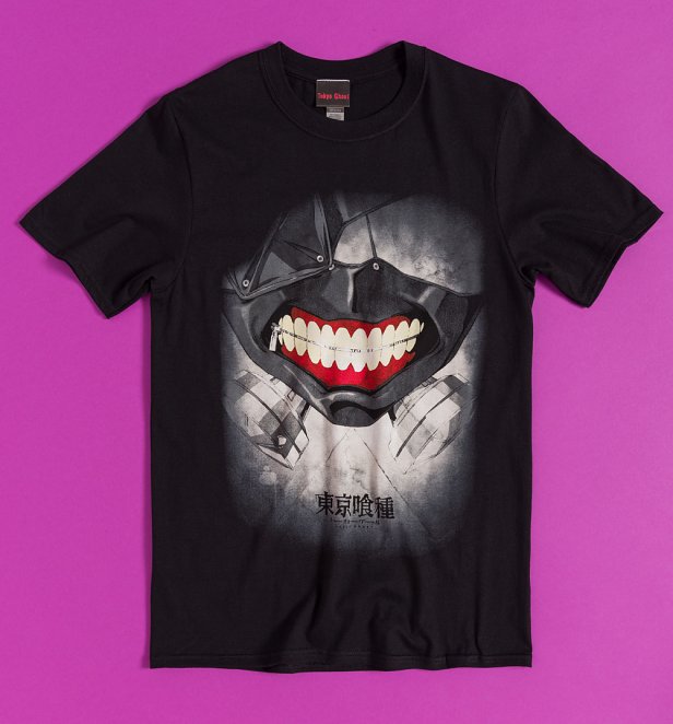 Tokyo Ghoul Masking Smiles Black T-Shirt