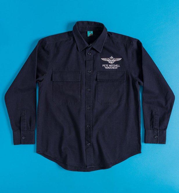 Top Gun Maverick Navy Overshirt Top Gun Maverick Navy Overshirt
