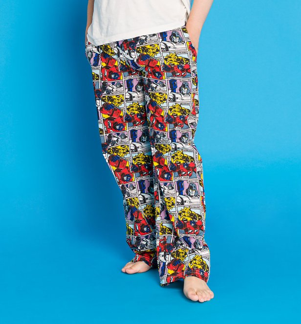 Transformers Comic Strip All Over Print Lounge Pants