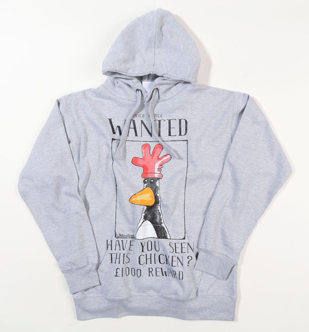 Wallace And Gromit Feathers McGraw Wanted Poster Hoodie