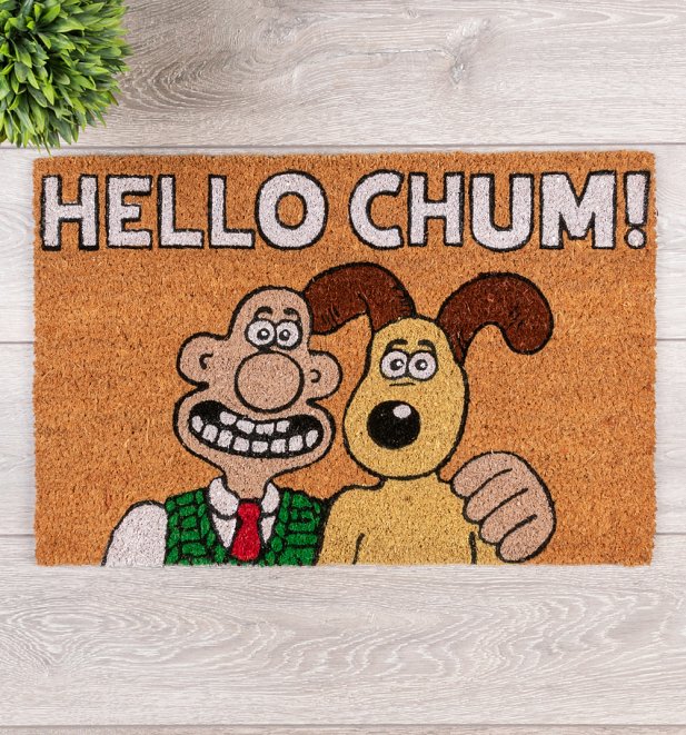 Wallace & Gromit Hello Chum Door Mat Wallace & Gromit Hello Chum Door Mat