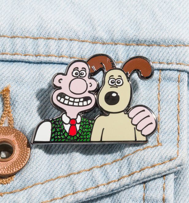 Wallace And Gromit Pin Badge