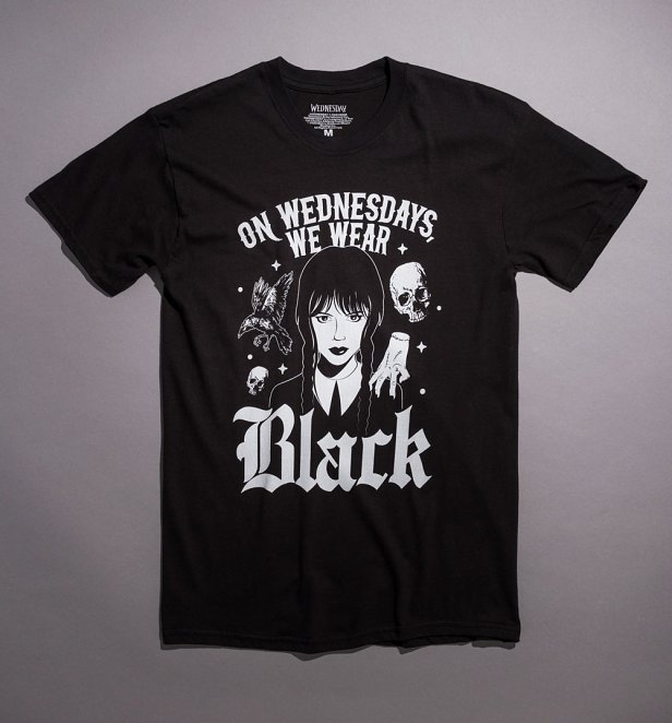Wednesday On Wednesdays We Wear Black T-Shirt