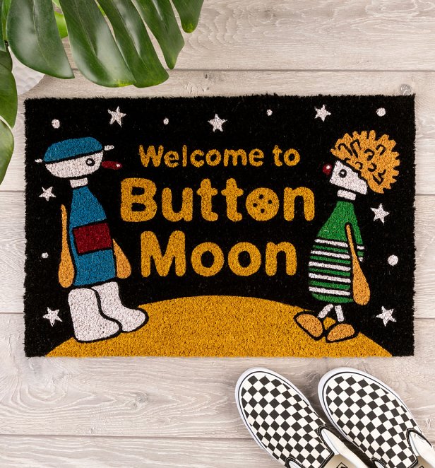 Welcome To Button Moon Door Mat