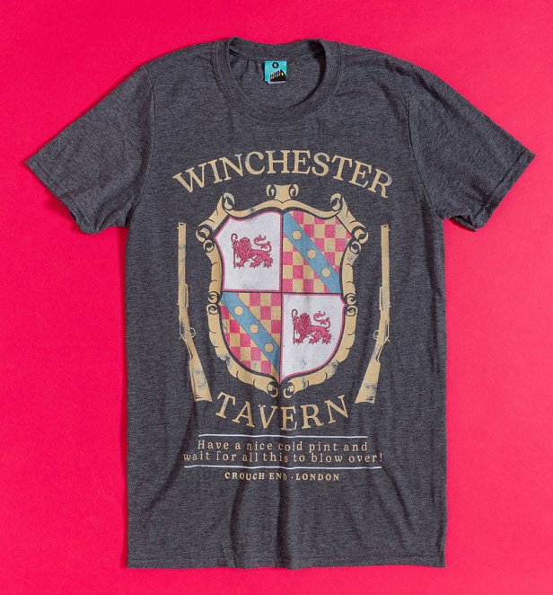 Winchester Tavern Charcoal Marl T-Shirt Winchester Tavern Charcoal Marl T-Shirt