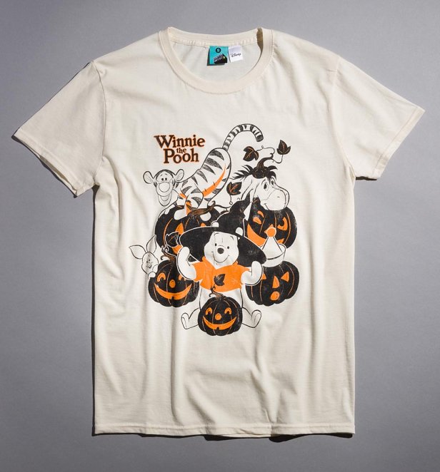 Disney Winnie The Pooh Halloween Party Natural T-Shirt