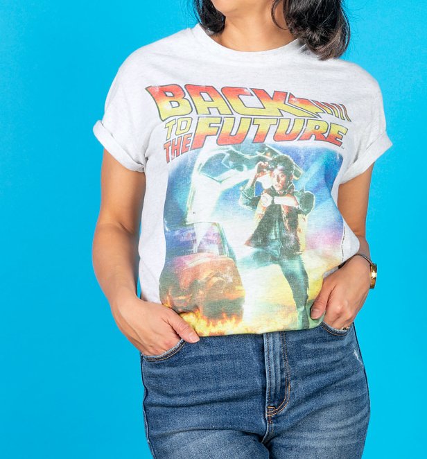 Women's Back to the Future Movie Poster Loose Fit T-Shirt