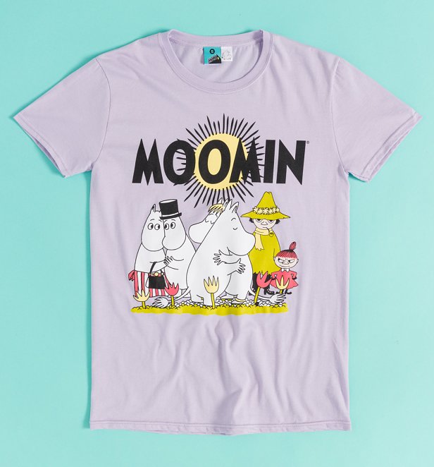 Women's Moomin Sunshine Lavender Fitted T-Shirt