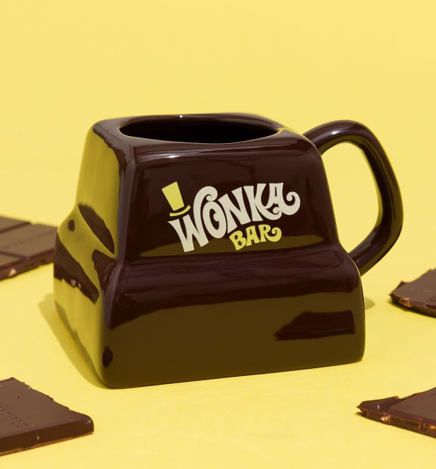 Wonka Bar Chocolate Chunk Shaped Mug