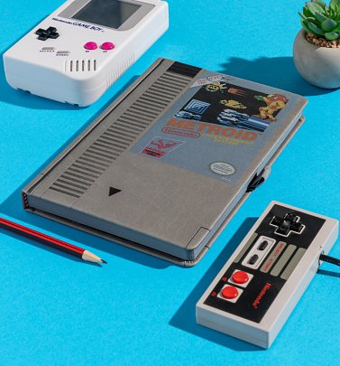 Nintendo NES Metroid A5 Notebook